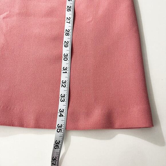 Ann Taylor A-Line Rose Pink Dress Sz 00 Bell 3/4 Sleeves Cocktail Day to Night - Picture 9 of 9